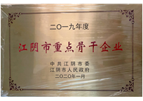 2019年江陰市重點骨干企業(yè)